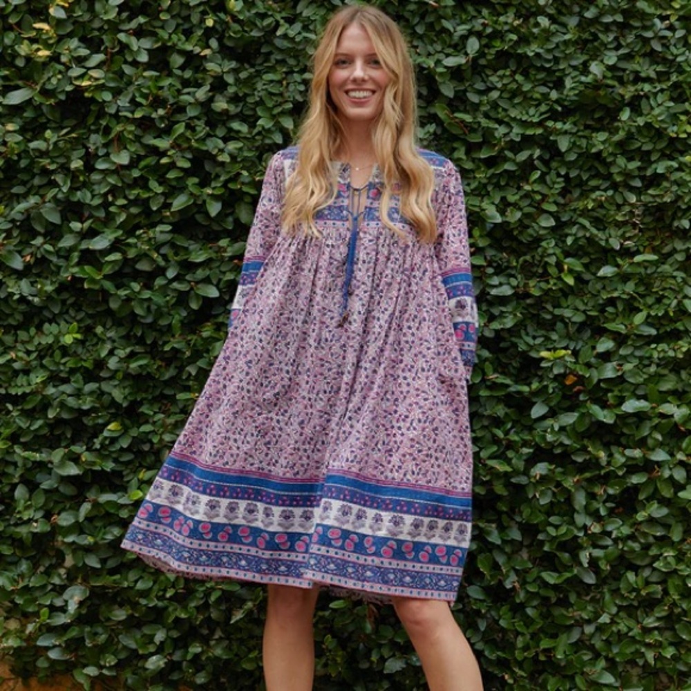Pink chicken jade dress